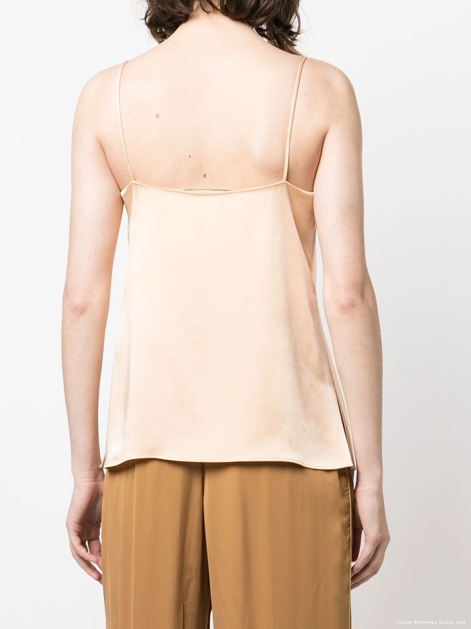 Affordable satin ruched Women vest Stella McCartney 0709